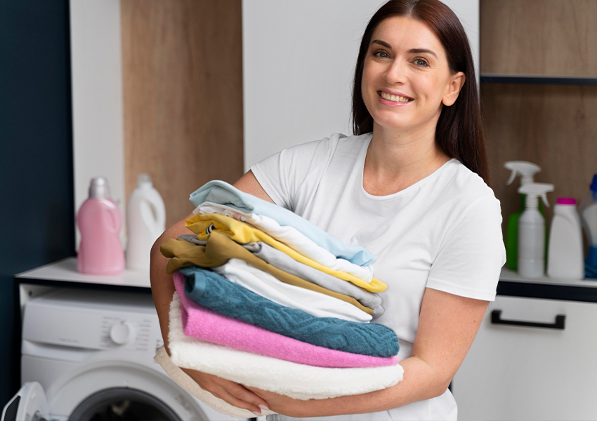 Background image for laundry service